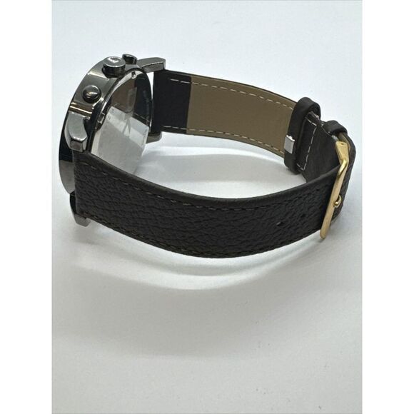 DKNY Soho NY2162 Men\'s Brown Leather Strap Analog Dial Quartz Wrist Watch JNA486 main image 4